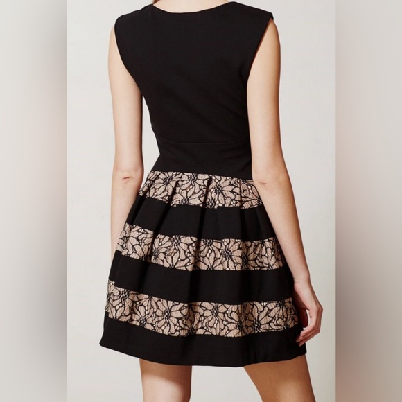 Anthropologie | Eva Franco | Strata Floral Lace Fit & Flare Dress - Picture 2 of 9